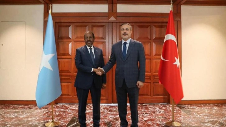 Bakan Fidan, Somali Cumhurbaşkanı Mahmud ile görüştü