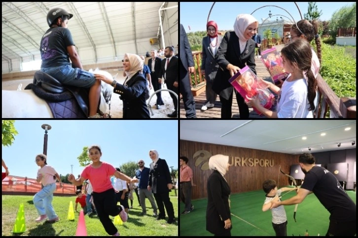 Bakan Göktaş, Gazzeli çocukların oyunlarına eşlik etti