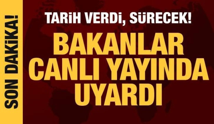 Bakan Karaismailoğlu ve Bakan Soylu'dan önemli açıklamalar