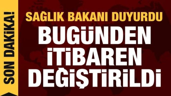 Bakan Koca açıkladı: Vaka sayıları artık haftalık açıklanacak