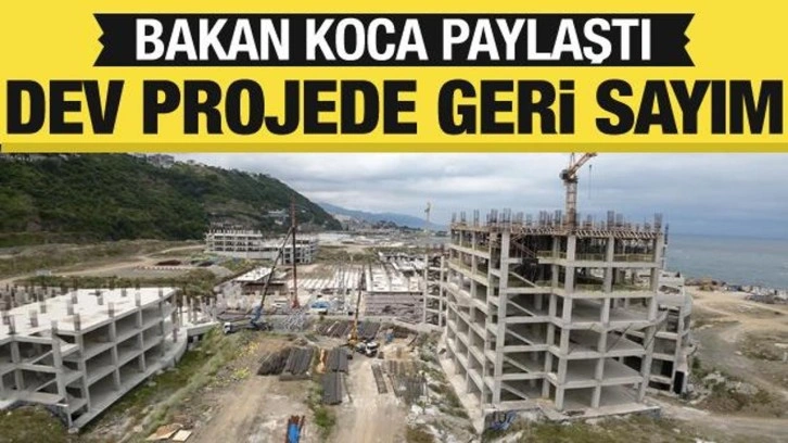 Bakan Koca'dan, Trabzon Şehir Hastanesine ilişkin paylaşım