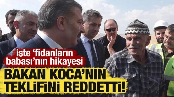 Bakan Koca’nın teklifini reddetti! İşte ‘fidanların babası’ Şeyhmus Erginoğlu’nun hikayesi