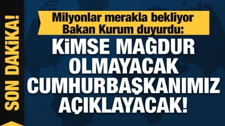 Bakan Kurum: Fahiş kiralarla ilgili çalışma var! Cumhurbaşkanımız açıklayacak