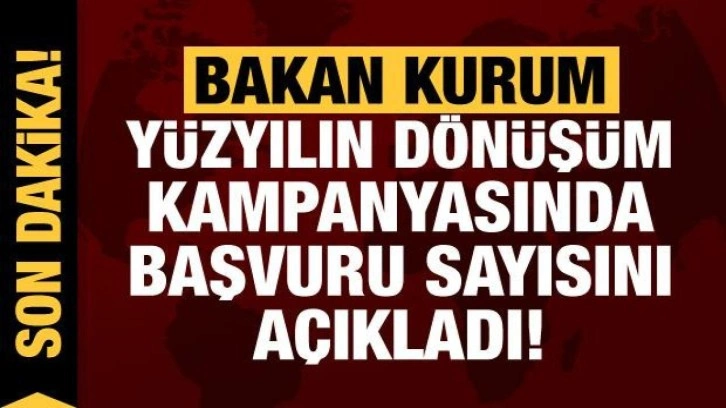 Bakan Murat Kurum 'Yarısı Bizden' kampanyasında başvuru sayısını açıkladı!