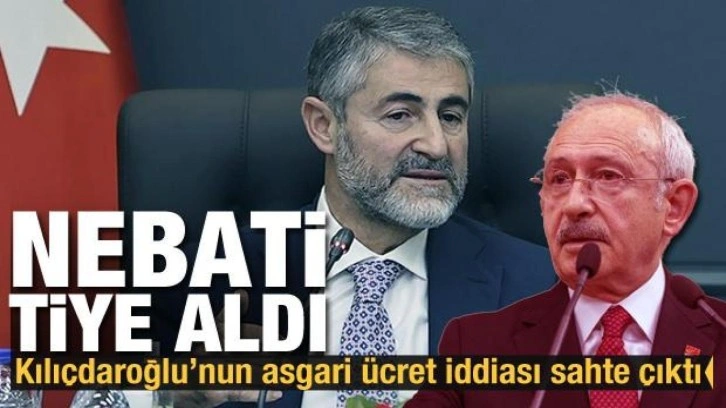 Bakan Nebati, Kılıçdaroğlu'nun 