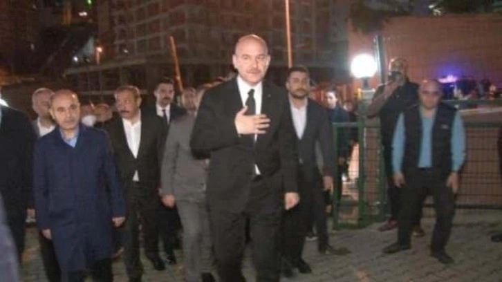 Bakan Soylu'dan, şehit Teğmen Kanlıkuyu'nun babasına taziye ziyareti