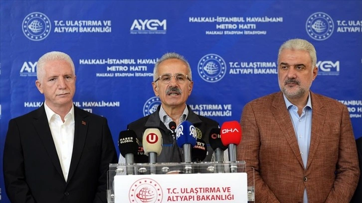 Bakan Uraloğlu: İstanbul Havalimanı-Halkalı Metrosu'nun yapım çalışmaları hızla sürüyor