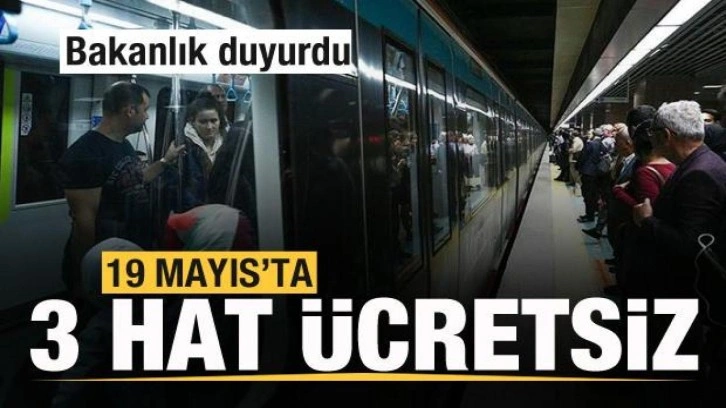 Bakanlık duyurdu: 3 hat ücretsiz olacak