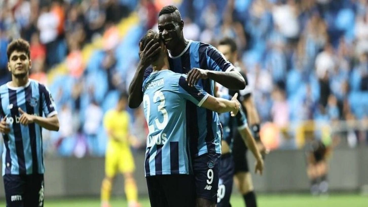 Balotelli'den tarihi performans! Adana Demirspor farka koştu!