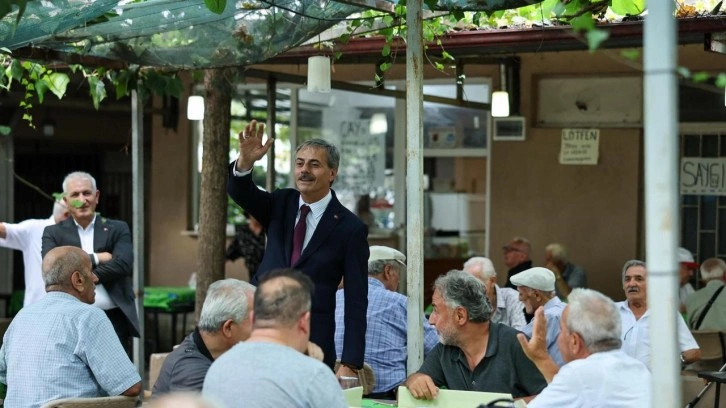 Başkan Alemdar Sakarya'da adım adım dolaşarak vatandaşlarla konuşuyor