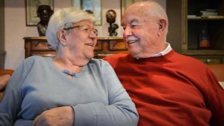 Belçikalı çift, 80'inci evlilik yıl dönümünü kutladı
