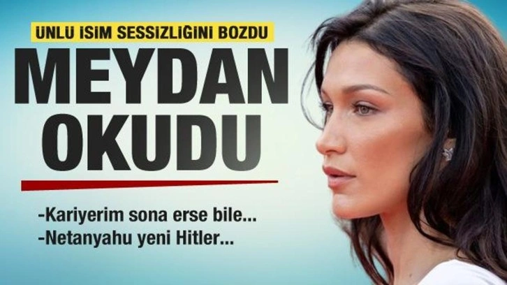 Bella Hadid sessizliğini bozdu! Filistin mesajı: Kariyerim sona erse bile...