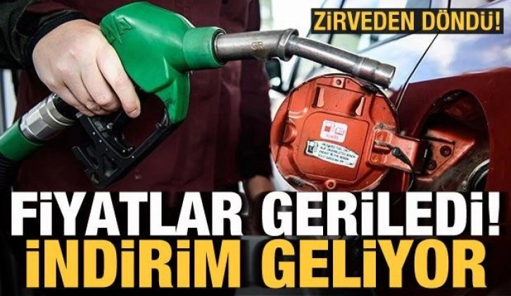 Benzin ve motorin fiyatlarına indirim geliyor!