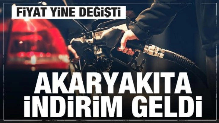 Benzin ve motorine bir indirim daha geldi