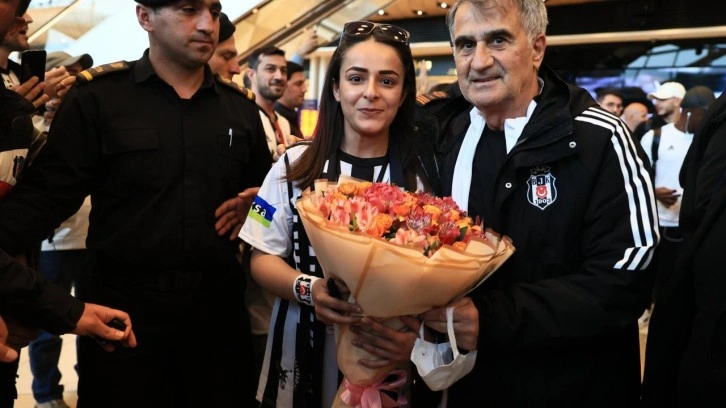 Beşiktaş kafilesi Bakü'ye ulaştı!