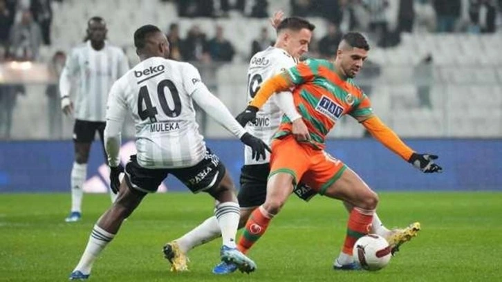 Beşiktaş'a Alanyaspor çelmesi! Kartal evinde yara aldı