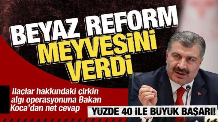 Beyaz Reform meyvesini verdi! Bakan Koca: Kamuya dönen 8 bine yakın hekim oldu