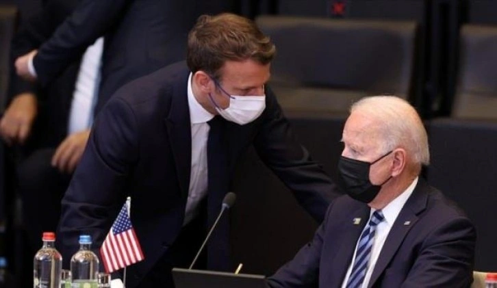 Biden ile Macron, Ukrayna krizini görüştü