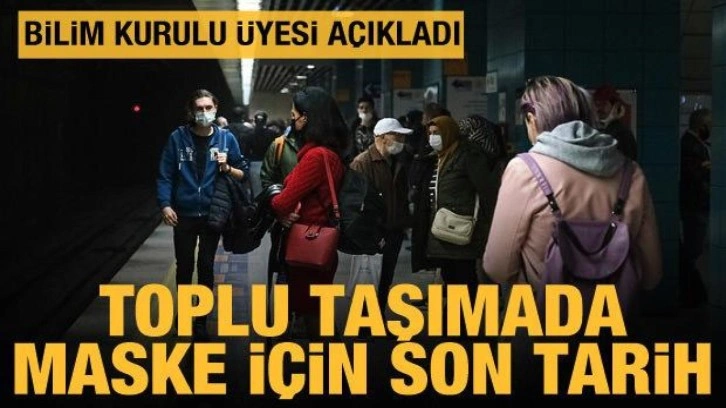 Bilim Kurulu Üyesi Yiyit maske için tarih verdi: 10 gün içinde kalkabilir