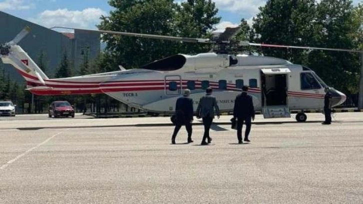 Binali Yıldırım’ı taşıyan helikopter acil iniş yaptı