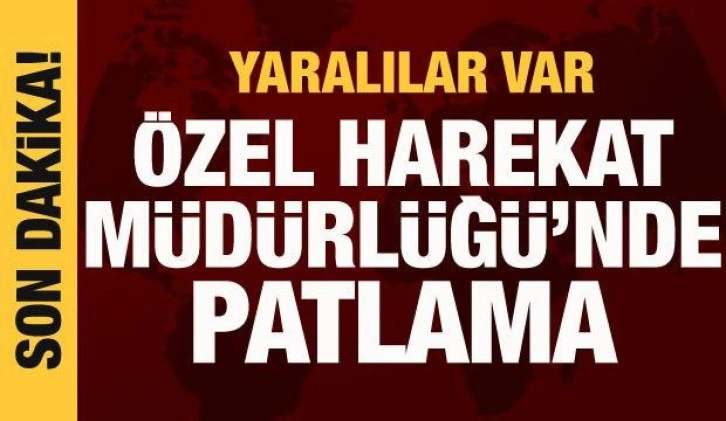 Bingöl Özel Harekat Şube Müdürlüğü'nde patlama: 2 polis ağır yaralı