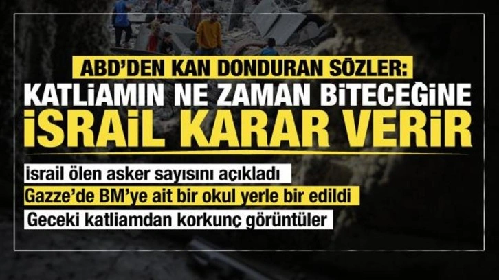 Blinken, Gazze'deki katliamın ne zaman biteceğine İsrail karar verecek dedi