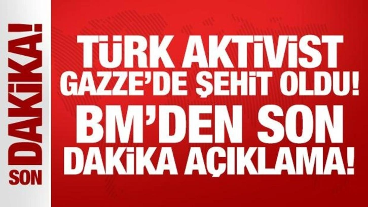 BM'den son dakika Ayşenur Ezgi Eygi açıklaması!