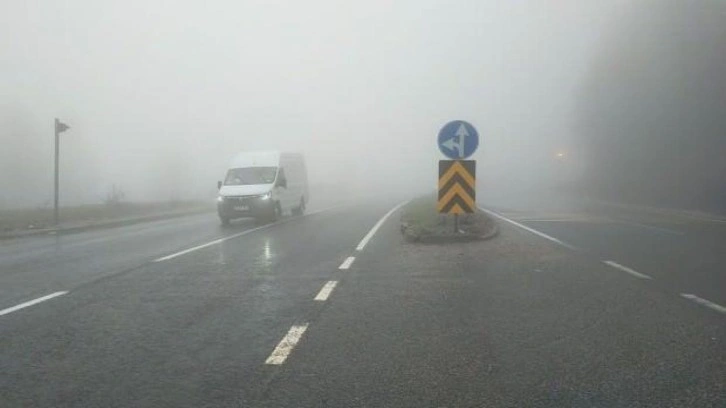 Bolu Dağı Tüneli'nde yoğun sis