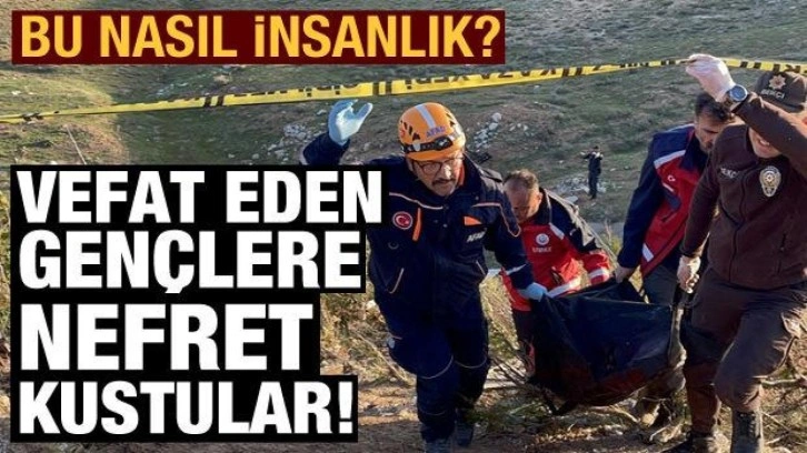 Bu nasıl insanlık? Kazada ölen gençlere nefret kustular!