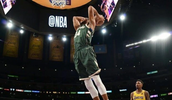 Bucks, Antetokounmpo'nun 44 sayısıyla Lakers'ı devirdi