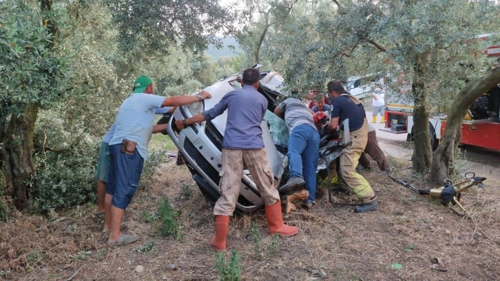 Bursa'da kaza: 1 ölü, 1 ağır yaralı