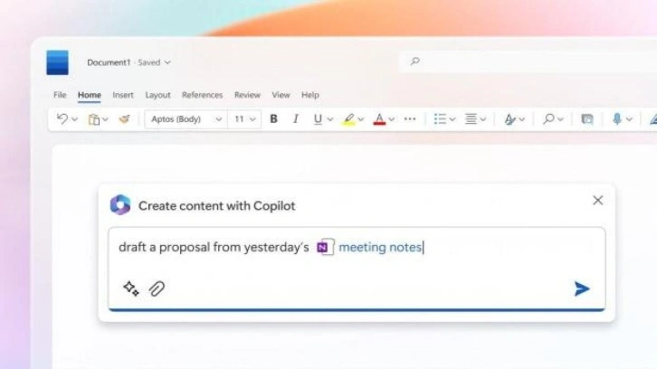 Çalışma şeklimiz değişiyor: Microsoft 365, yapay zekaya sahip Copilot özelliğine kavuştu!