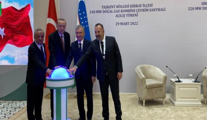 Cengiz Holding’in Özbekistan’daki doğal gaz kombine çevrim santralleri tamamlandı