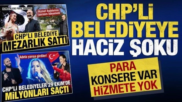 CHP’li Eyüpsultan Belediyesi'ne 90 milyon TL borç için haciz!