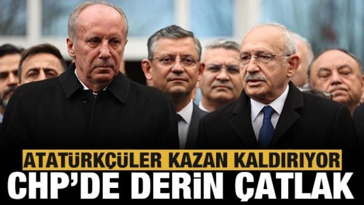 CHP'de derin çatlak: Atatürkçüler kazan kaldırıyor