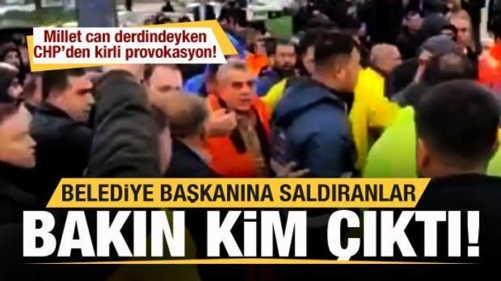 CHP'den kirli provokasyon! Sel bölgesinde Belediye başkanına saldıranlar bakın kim çıktı!