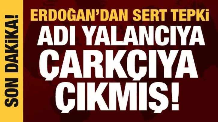 Cumhurbaşkanı Erdoğan: Adı yalancıya çıkmış birine güvenilmez!
