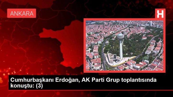 Cumhurbaşkanı Erdoğan, AK Parti Grup toplantısında konuştu: (3) - Haberler