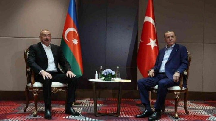 Cumhurbaşkanı Erdoğan, Aliyev ile bir araya geldi