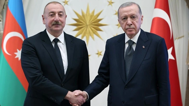 Cumhurbaşkanı Erdoğan, Aliyev ile görüştü!