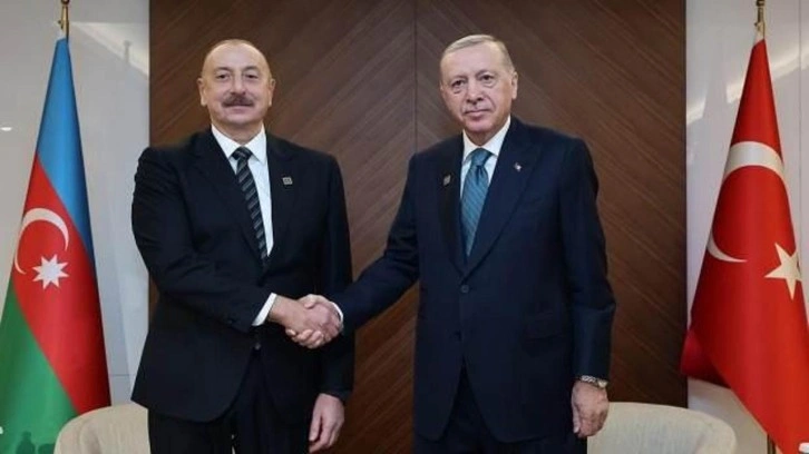 Cumhurbaşkanı Erdoğan, Aliyev ve Tokayev ile görüştü