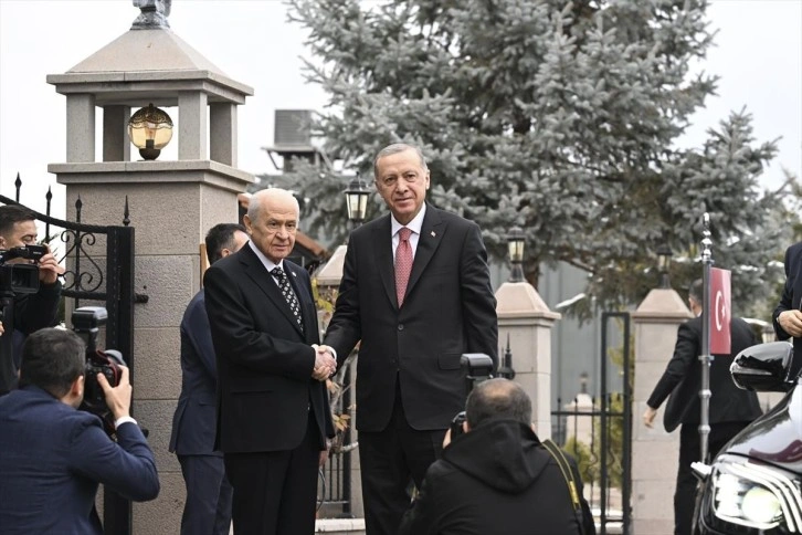 Cumhurbaşkanı Erdoğan, Bahçeli'yi ziyaret etti