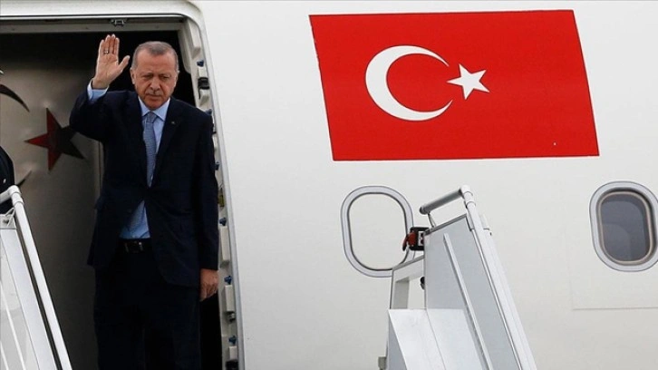 Cumhurbaşkanı Erdoğan, Birleşik Arap Emirlikleri'nden KKTC’ye gitti