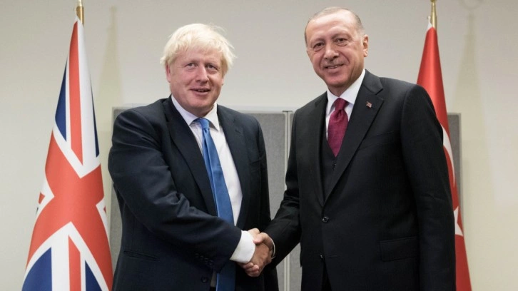 Cumhurbaşkanı Erdoğan, Boris Johnson ile görüştü