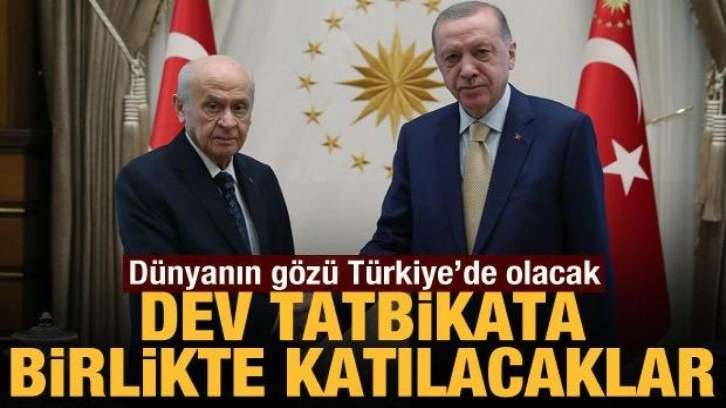 Cumhurbaşkanı Erdoğan ile Bahçeli birlikte EFES-2022 Tatbikatı'na katılacak