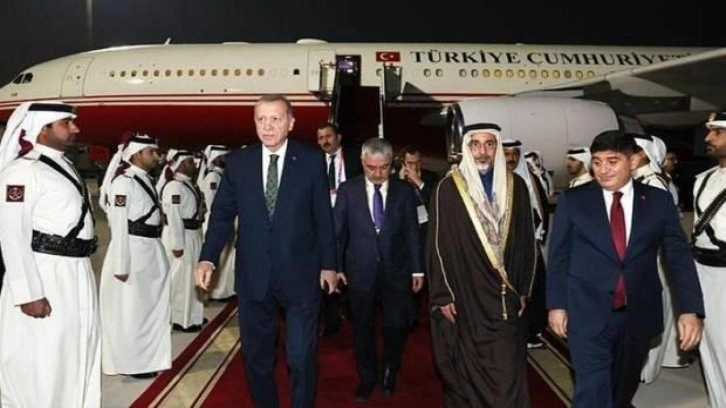 Cumhurbaşkanı Erdoğan, Katar’da