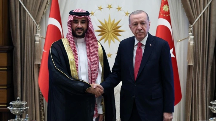 Cumhurbaşkanı Erdoğan, Suudi bakanı kabul etti