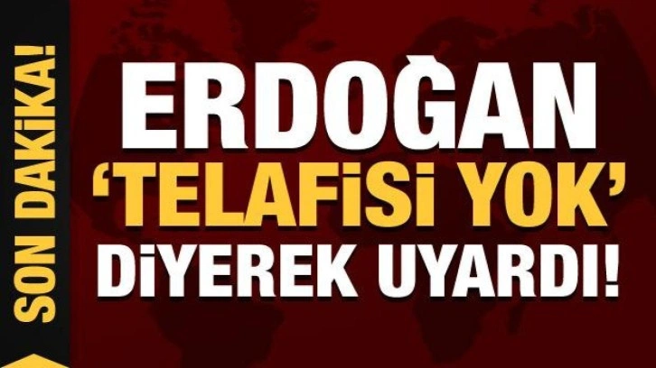 Cumhurbaşkanı Erdoğan 'telafisi yok' diyerek uyardı: Sandıklara sahip çıkmalısınız!