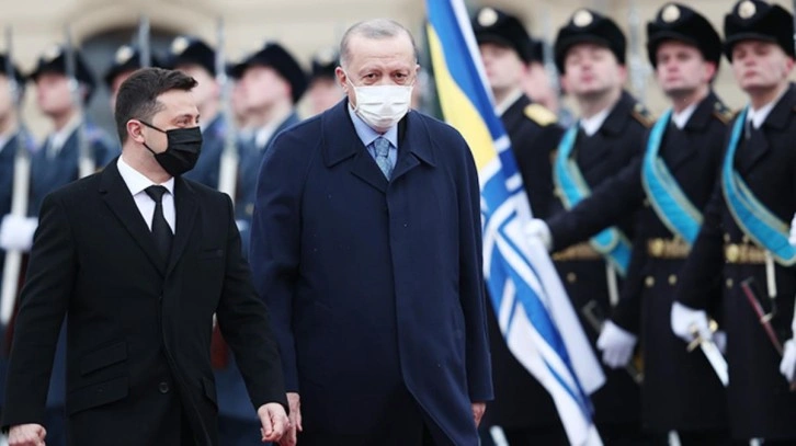 Cumhurbaşkanı Erdoğan Ukrayna'da! Tüm dünyanın merakla beklediği görüşme başladı
