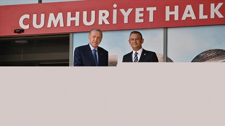 Cumhurbaşkanı Erdoğan ziyaret için CHP Genel Merkezine geldi